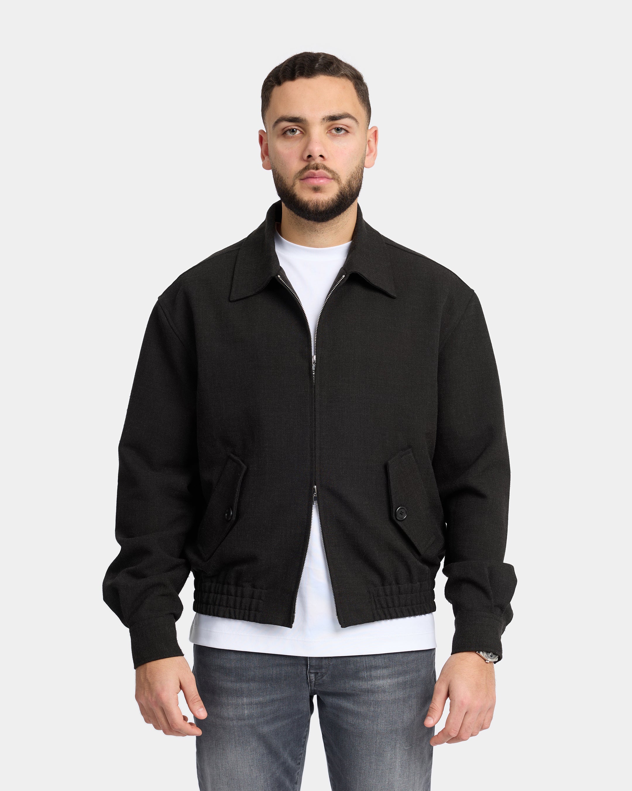 Cropped pilot jacket